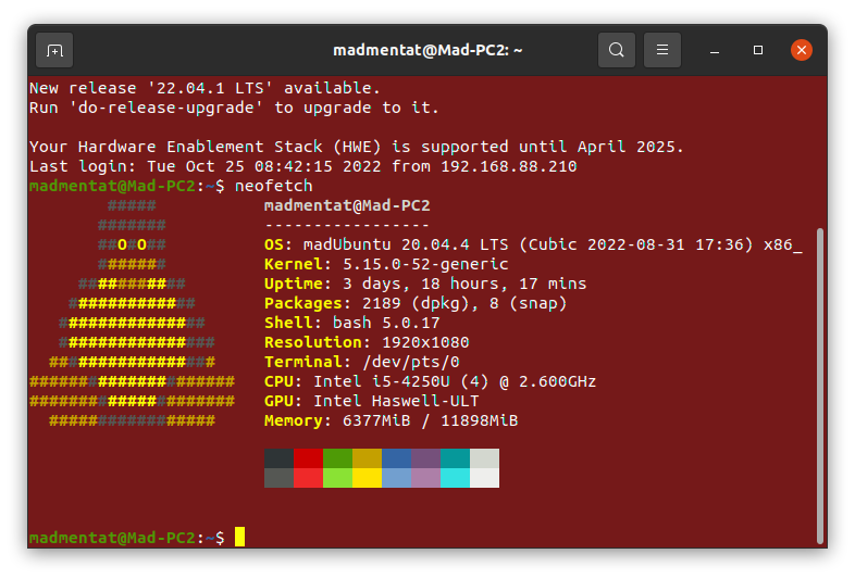 neofetch